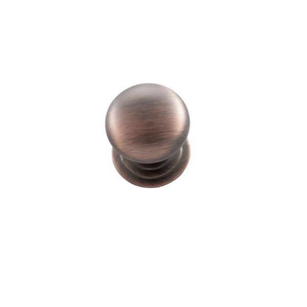 Picture of Kew Round Knob 40mm Antique Copper