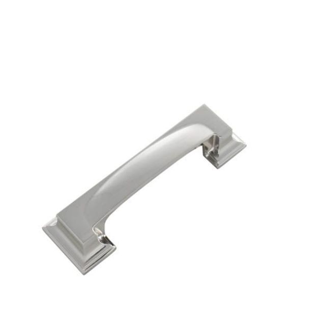 Picture of Kensington Sq Pull Handle 128mm Satin Nickel 