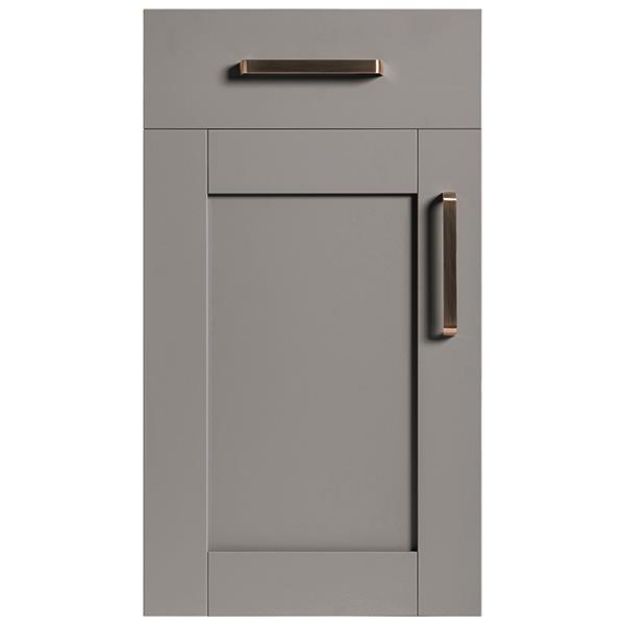 Picture of 140 X 396 Dylan Dust Grey Drawer Front