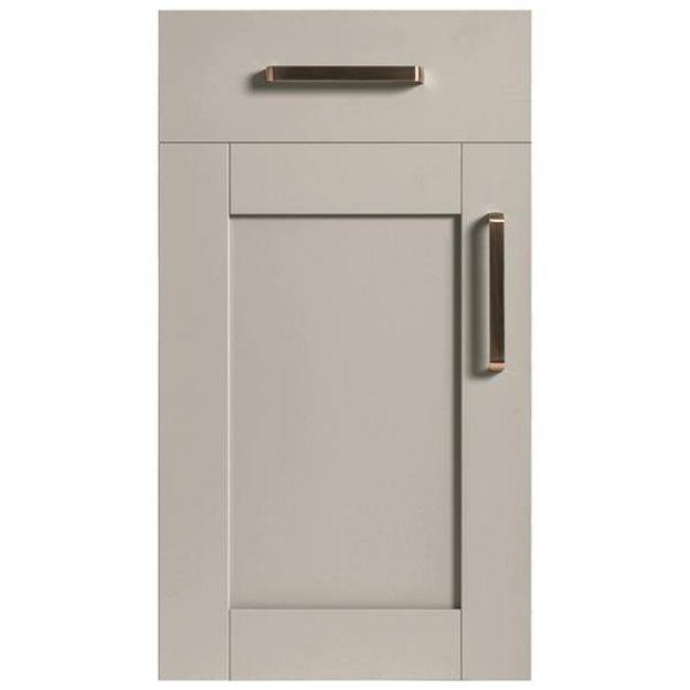 Picture of 140 X 396 Dylan Light Grey Drawer Front