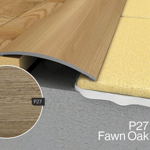 Picture of WRG2 900mm Flat Reducer Adhesive Profile P27 Fawn Oak / Westside Oak K279