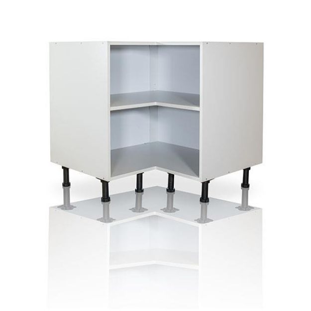 Picture of Grey 1000mm Floor Corner Unit 720H X 1000W X 1000D