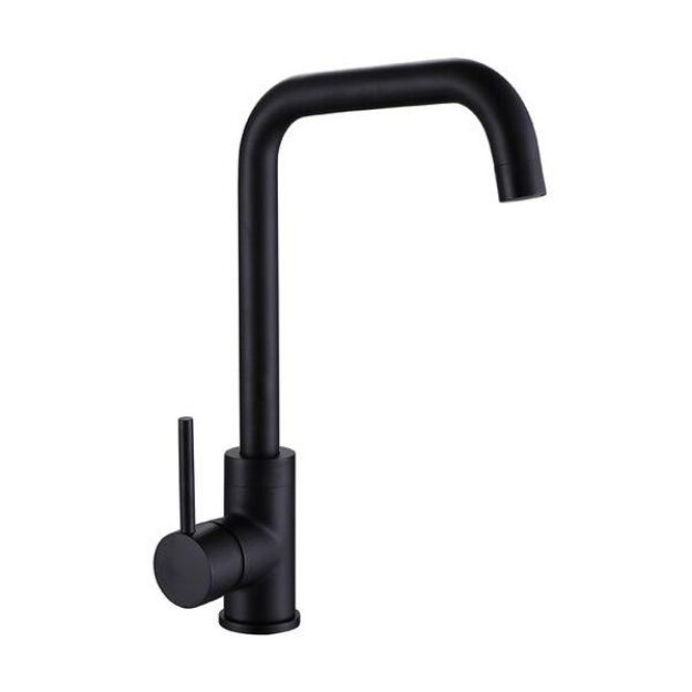 Picture of Reginox Nera Single Lever Monobloc Tap Matt Black