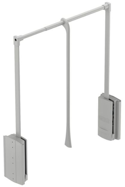 Picture of Hang pull down wardrobe rail lift, 830 - 1150, Chrome plated, Steel and Plastic