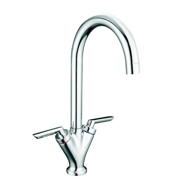 Picture of Reginox Piqua Dual Lever Monobloc Kitchen Mixer Tap Chrome