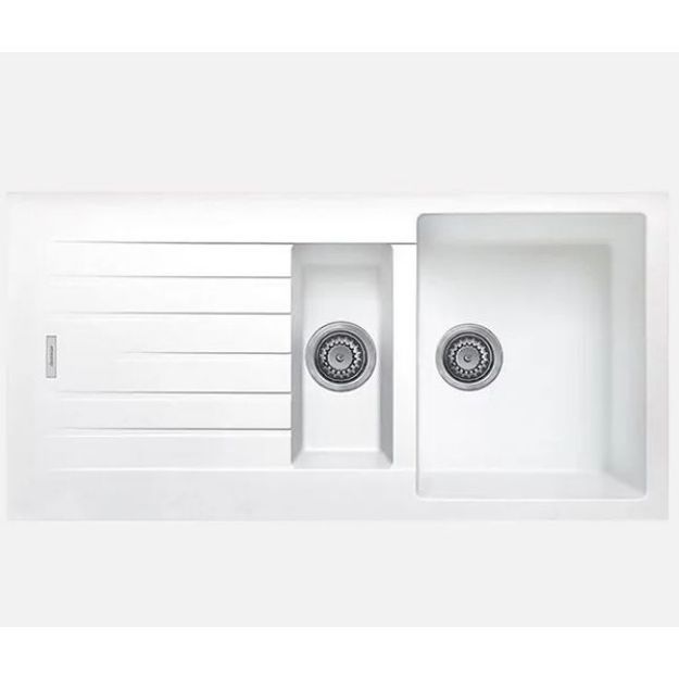 Picture of Apell White 1.5 Bowl Sink 