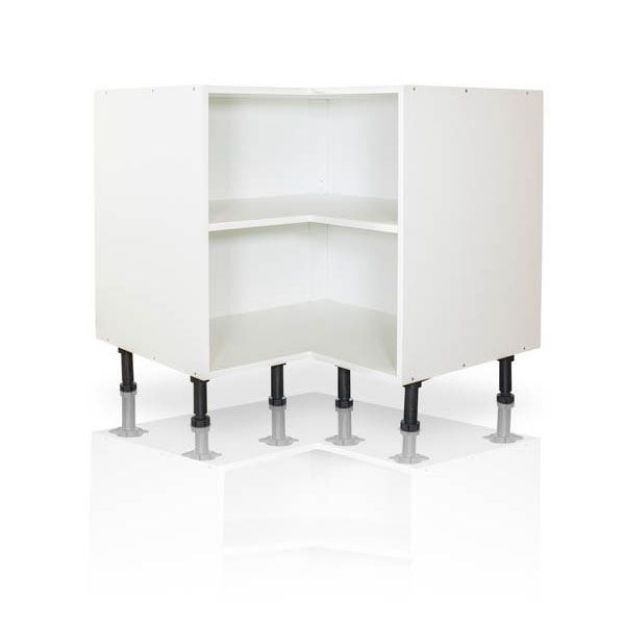 Picture of White 900mm Floor Corner Unit 720H X 900W X 900D