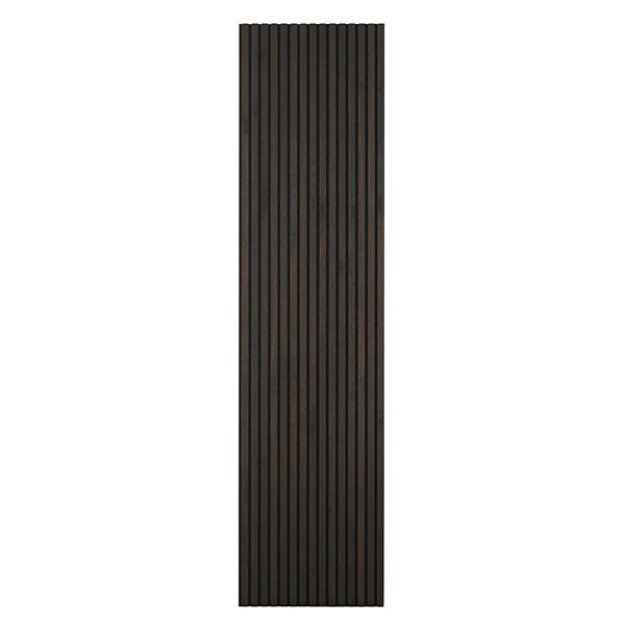 Picture of Timber Acoustic Panel Black Colour Oil Solid Oak Slats 2400X600X30MM