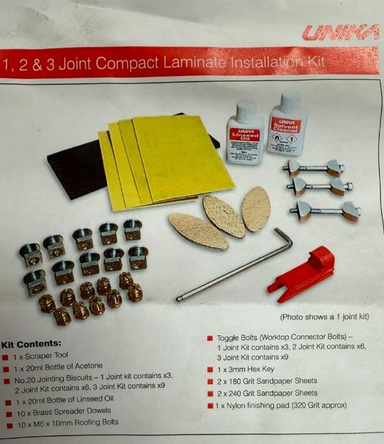 Picture of Unika Compact Laminate Installation Kit