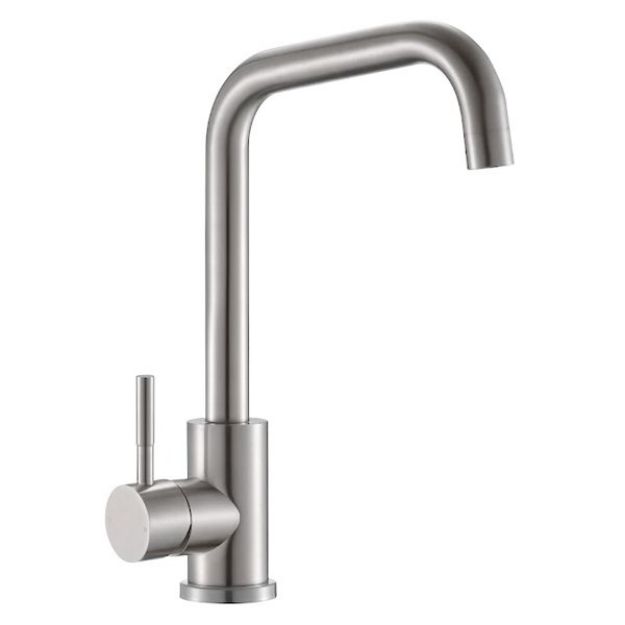 Picture of Reginox Salina Single Lever Kitchen Mixer Tap Brushed Nickel